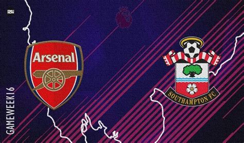 Arsenal v Southampton, 2021/22 .